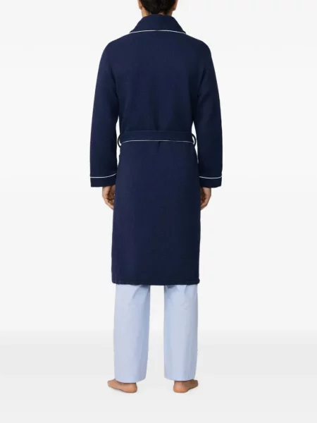Halat Hackett London cu broderie albastru
