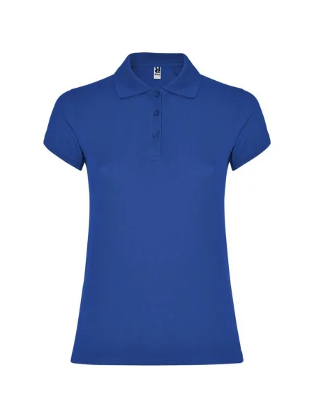 Koszulka Polo W niebieska