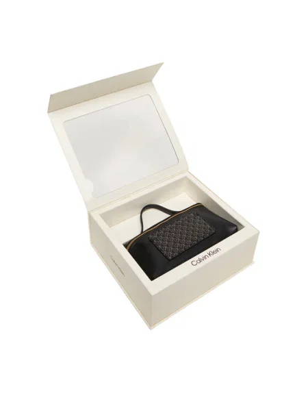 Pungă cosmetică Calvin Klein Jeans negru