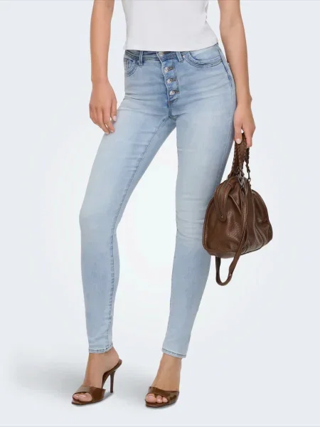 ONLY Jeans ONLWAUW deschis albastru