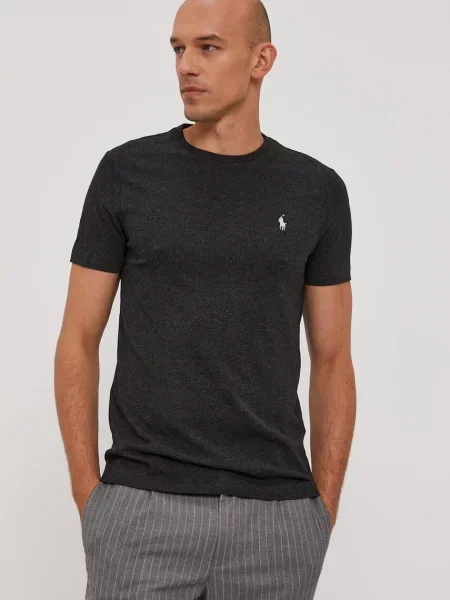Polo Ralph Lauren T-shirt gładki czarny