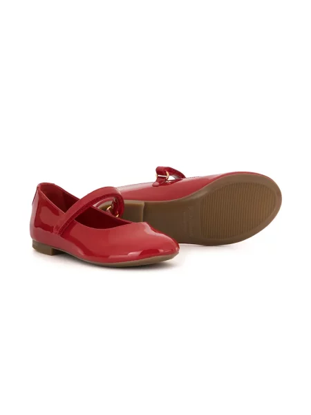 Balerinki dziecięce Dolce And Gabbana czerwone