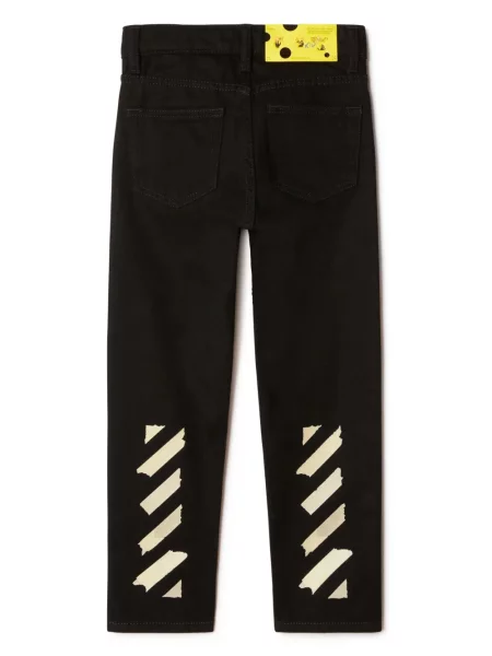 Jeansy dziecięce Off-white białe