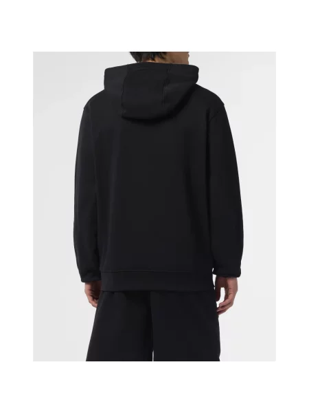 Bluza z kapturem Philipp Plein polarowa czarna