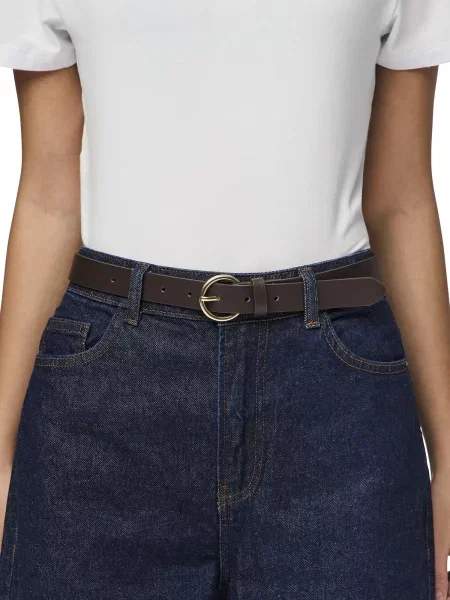 PIECES Opasky PCJILANE' hnedá