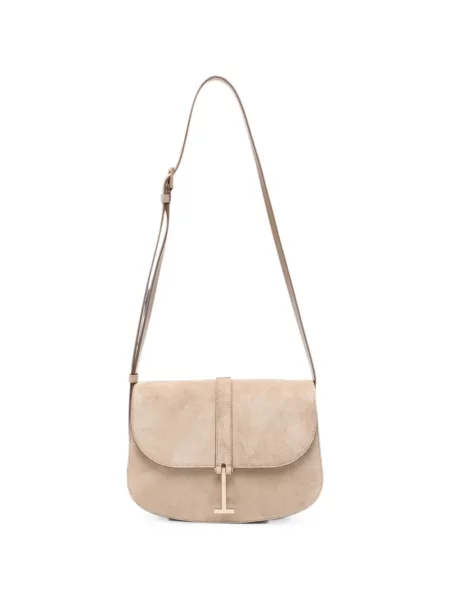 Geanta crossbody Tom Ford din piele de căprioară