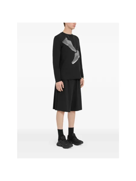 Maison Margiela longsleeve z nadrukiem czarny