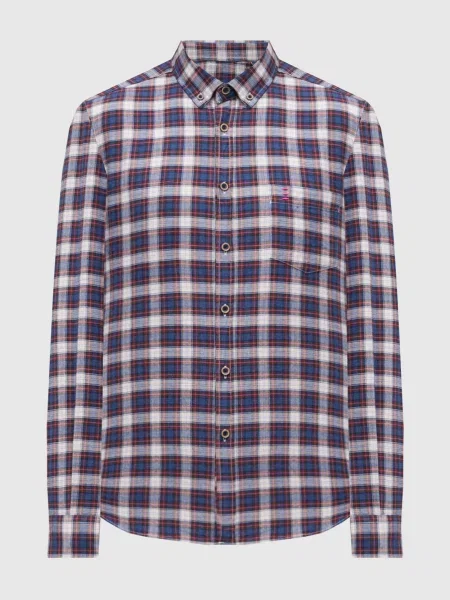 Сорочка в клітинку Florentino синя