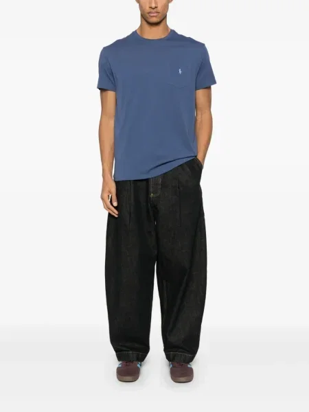 Polo Polo Ralph Lauren cu broderie de costum alb