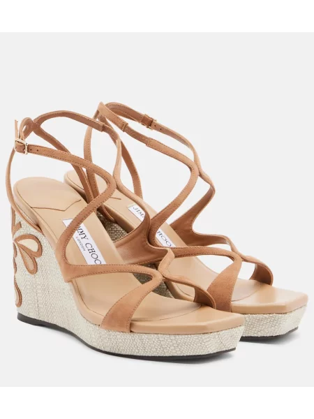 Sandale Jimmy Choo din piele maro