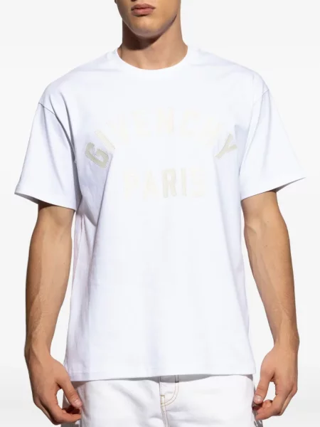 Tricou Givenchy cu imagine alb