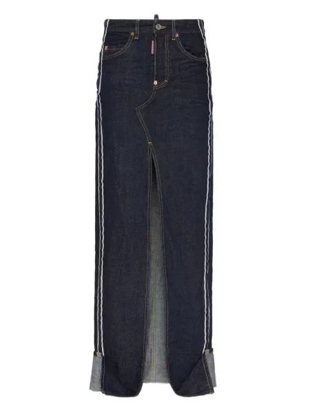 Fustă din denim Dsquared2 albastru