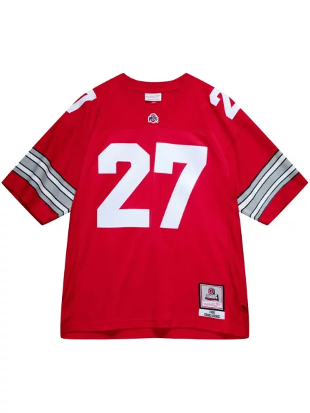 Cămașă Mitchell & Ness din jerseu roșu