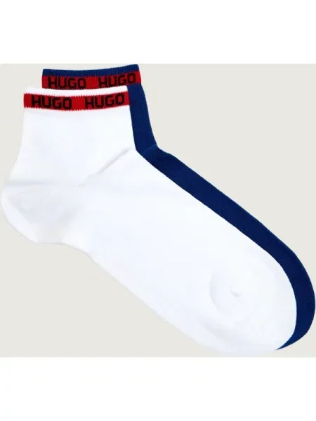 Hugo Bodywear Șosete SH TAPE CC alb
