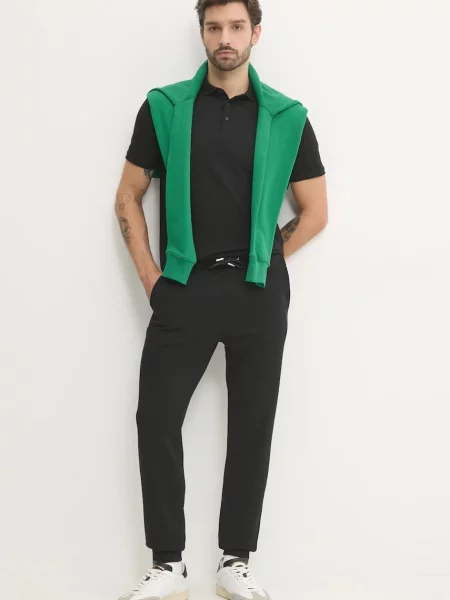 Tricou polo Karl Lagerfeld negru