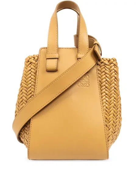 Kožna kožna torba Loewe smeđa