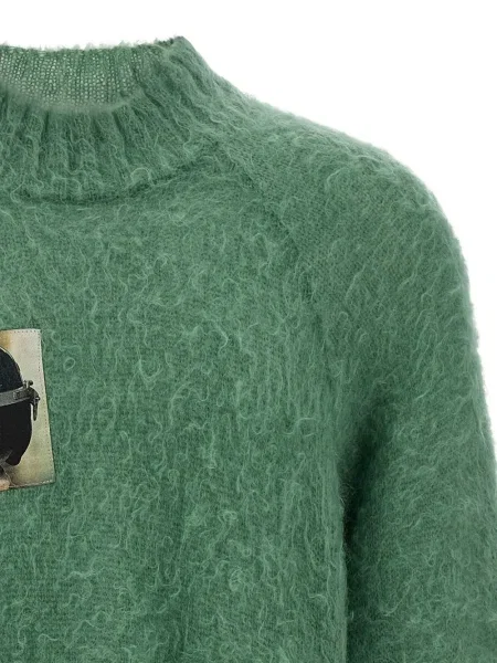Pulover Undercover lung verde