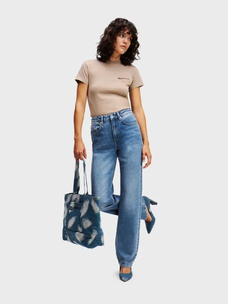 Прямые джинсы Karl Lagerfeld Jeans синие