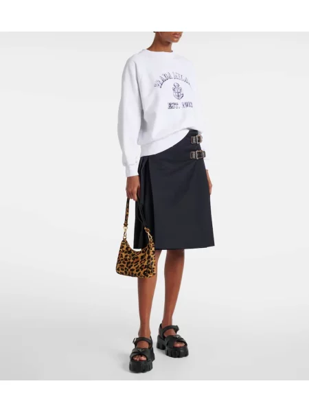 Sandale Prada cu platformă negru