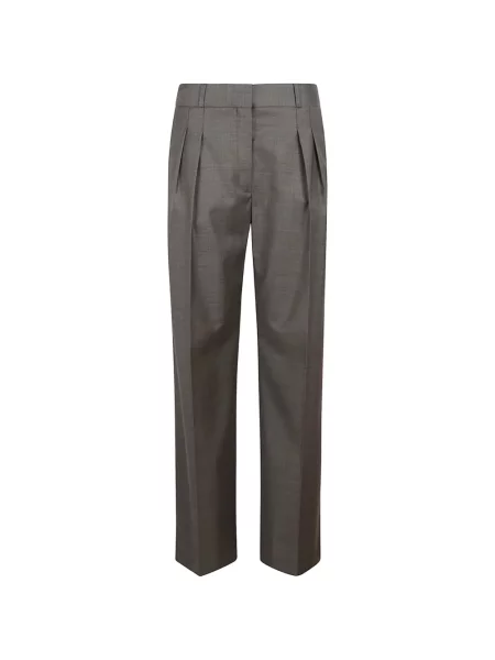 Pantaloni Loulou maro