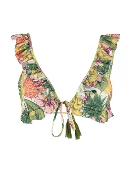 Trendyol Bikini / zöld / olíva / narancsvörös sárga