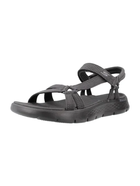 Pántos félcipő Skechers fekete