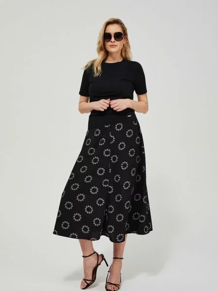 Fustă midi Marisse negru