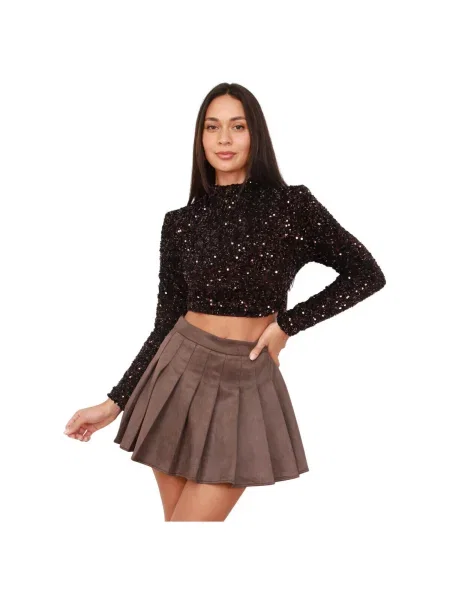 Top La Modeuse maro