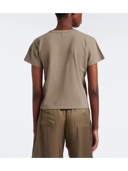 Tricou Leset din jerseu verde