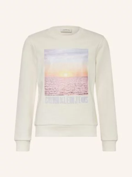 Calvin Klein Mikina krémová