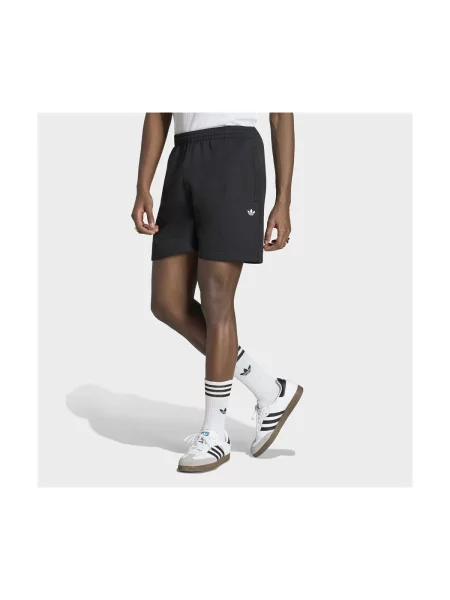 Adidas Originals kratki donji dio trenirke za muškarce s pamukom Essentials crna