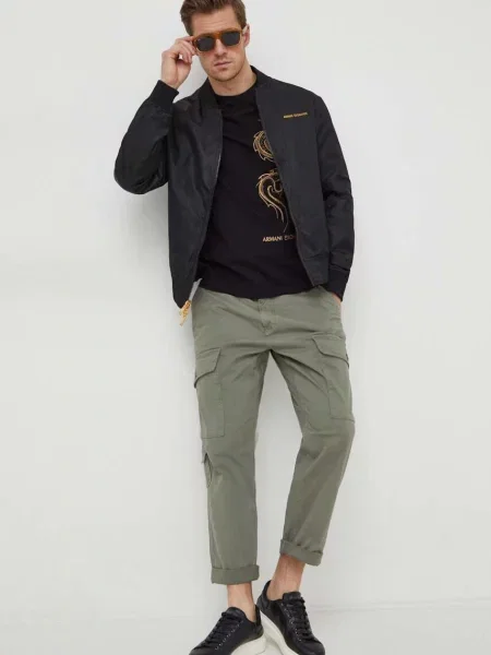 Hlače Pepe Jeans zelena