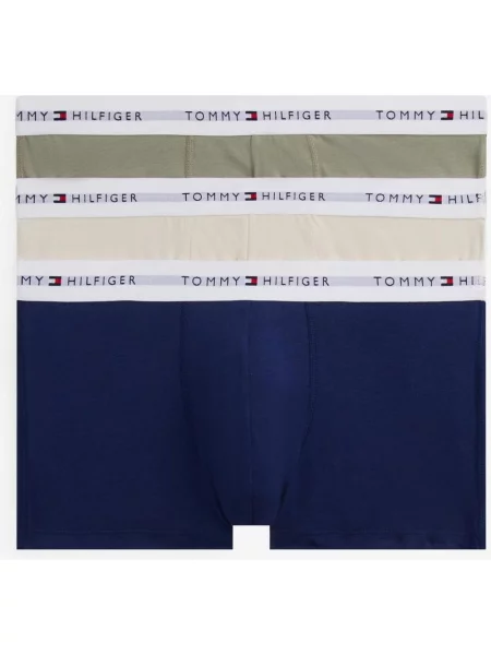 Bokserki Tommy Hilfiger Signature niebieski szary XL biały
