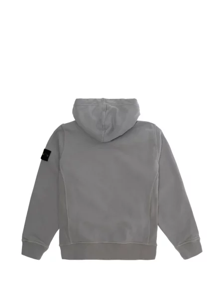Bluza z kapturem dziecięca Stone Island szara