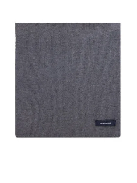 JACK & JONES Fular gri închis / negru alb