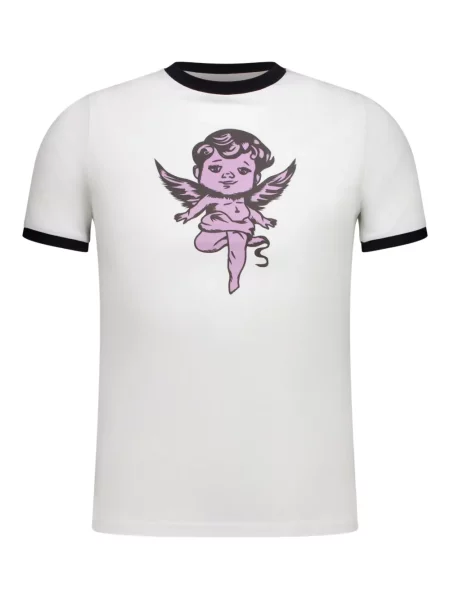 Tricou Jordanluca cu imagine alb