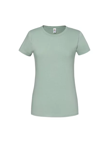 Koszulka Iconic Premium Ringspun Cotton T-shirt niebieska