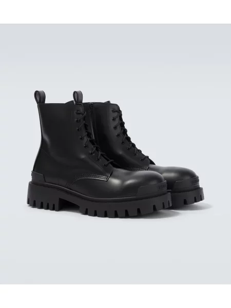Botine Balenciaga din piele negru
