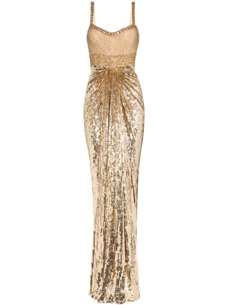 Rochie Jenny Packham auriu