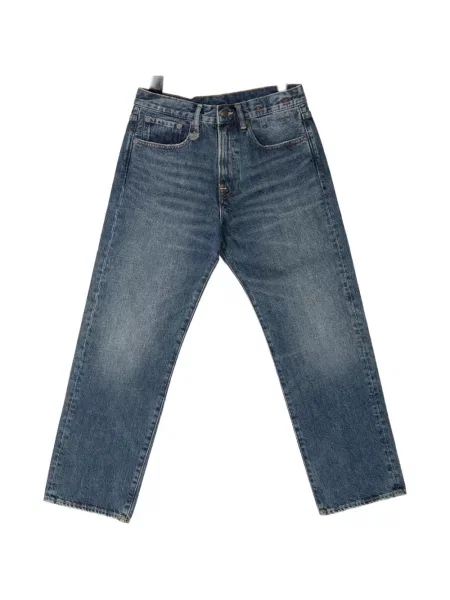 Blugi largi R13 albastru