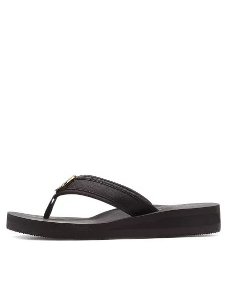 LASCANA Flip-flops negru