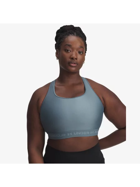 Stanik Under Armour Crossback Mid Bra Blue XL niebieski