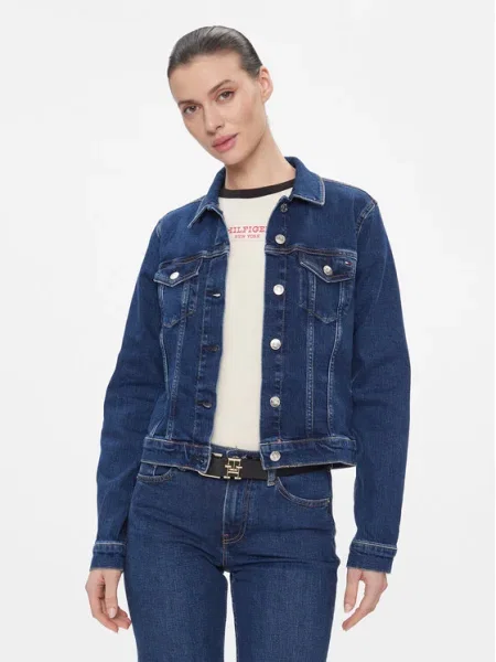 Tommy Hilfiger Geacă de blugi Bleumarin