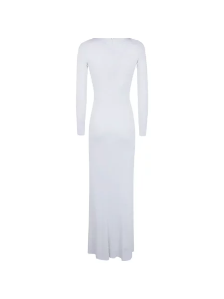 Rochie maxi Elisabetta Franchi de costum alb