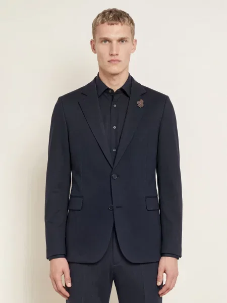 Hugo Oblekové Sako Anton Extra Slim Fit dark blue modré