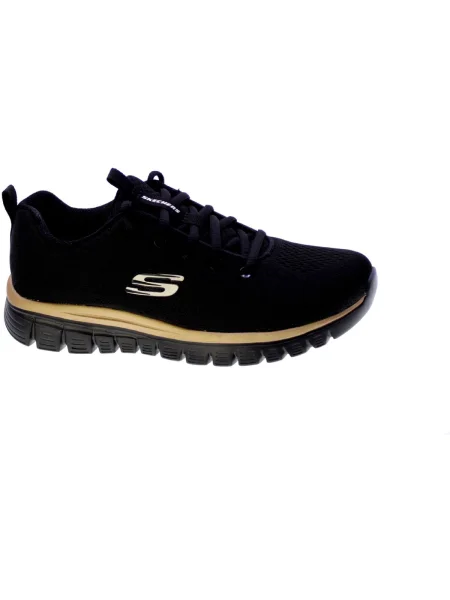 Sneakerși Skechers negru