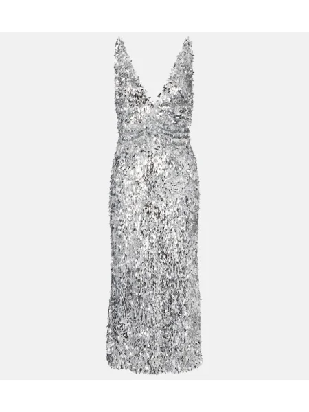 Rochie de cocktail Dolce&gabbana de costum argintiu