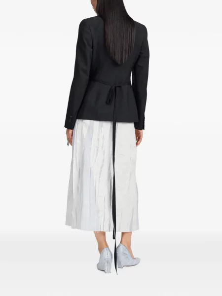 Cu centură sacou Maison Margiela plic negru
