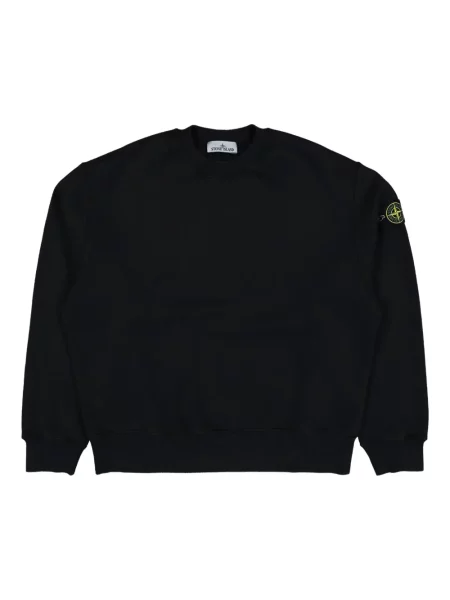 Hanorac crewneck Stone Island cu strasuri negru