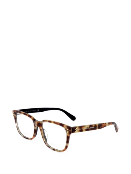 Ochelari de soare Stella Mccartney Eyewear cu imprimeu animal print maro
